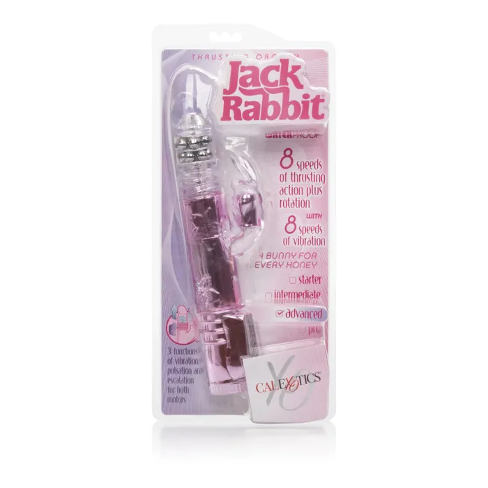 Vibrators Thrusting Orgasm Jack Rabbit Pink CalExotics Vibrators Thrusting Orgasm Jack Rabbit Pink CalExotics