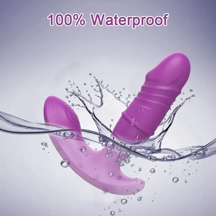Vibrators Touch Honey APP Control 3 In 1 Thrusting Dildo Vibrator 9 Thrust Modes And 9 Frequency Pats Clitoris Wearable Vibrators