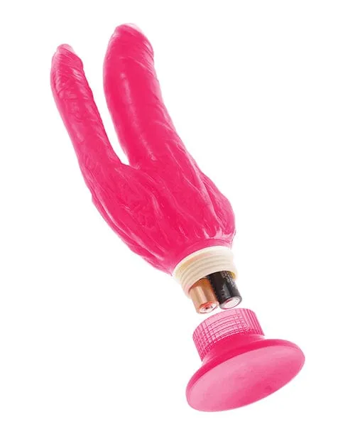 Wall Bangers Double Penetrator Waterproof Pink Pipedream Products Vibrators Wall Bangers Double Penetrator Waterproof Pink Pipedream Products Vibrators