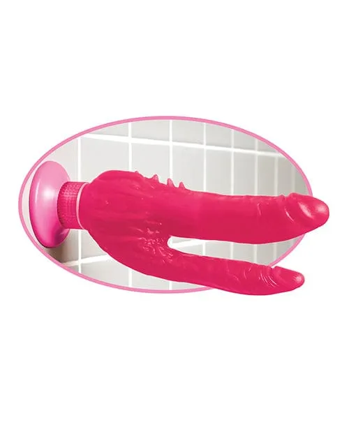 Wall Bangers Double Penetrator Waterproof Pink Pipedream Products Vibrators Wall Bangers Double Penetrator Waterproof Pink Pipedream Products Vibrators