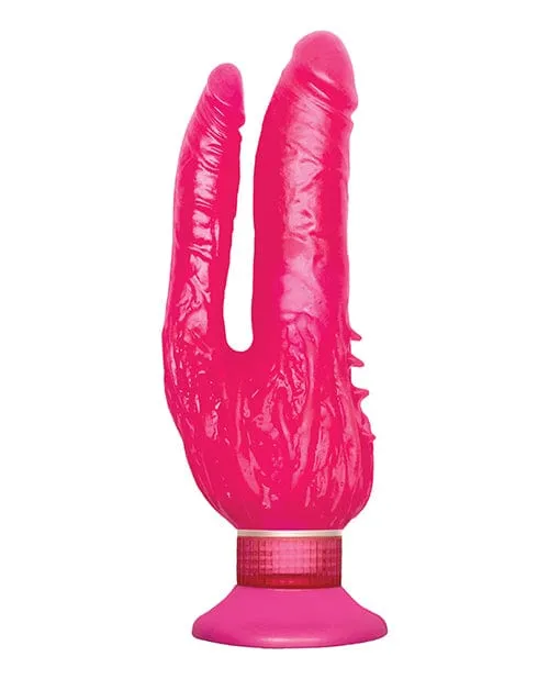 Wall Bangers Double Penetrator Waterproof Pink Pipedream Products Vibrators Wall Bangers Double Penetrator Waterproof Pink Pipedream Products Vibrators
