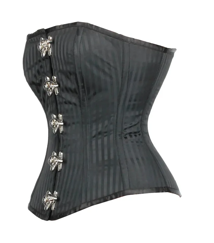 Wholesale Next Male Sex Toys Dapper Stripes Overbust with Steampunk Clasps
