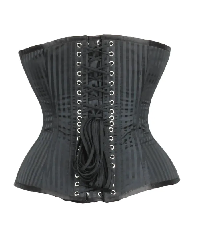 Wholesale Next Male Sex Toys Dapper Stripes Overbust with Steampunk Clasps