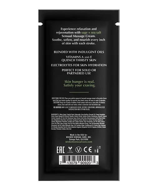 Wicked Sensual Care Couples Wicked Sensual Care Sage Sea Salt Massage Cream Wicked Sensual Care Couples Wicked Sensual Care Sage Sea Salt Massage Cream
