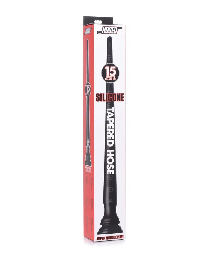 XR Brands Female Sex Toys Hosed Silicone Tapered Hose 15 Long