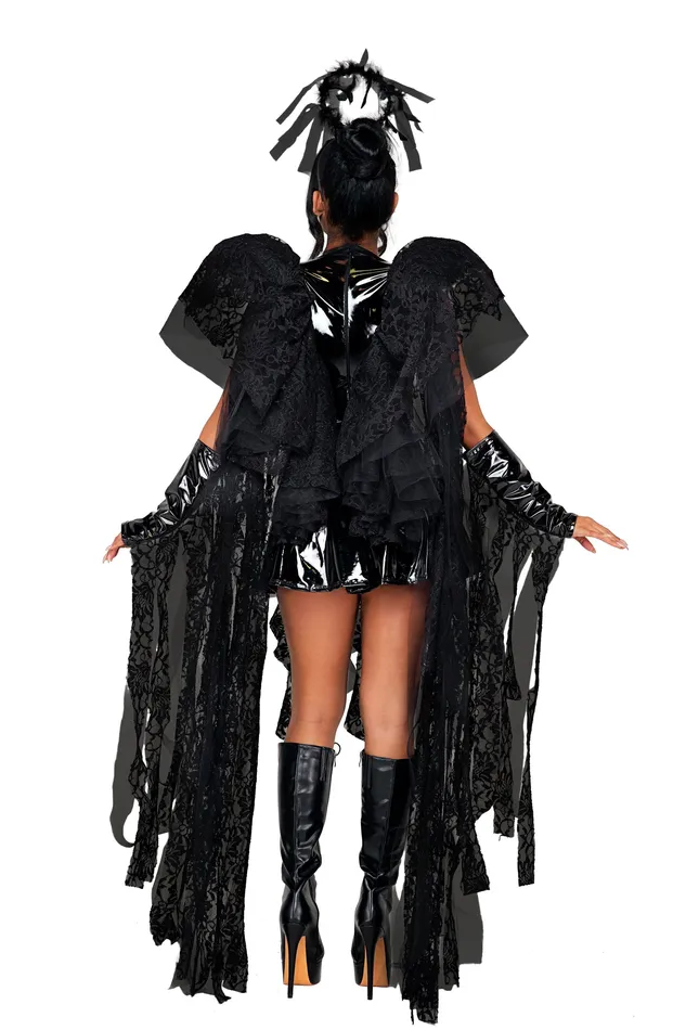 5078 4pc Angel of Darkness Roma Costume Inc Anal 5078 4pc Angel of Darkness Roma Costume Inc Anal