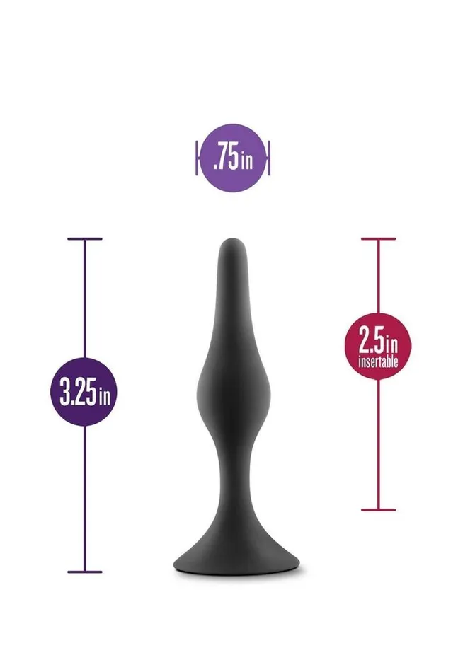 Anal Adventures Anal Adventures Platinum Silicone Beginner Plug Male Sex Toys