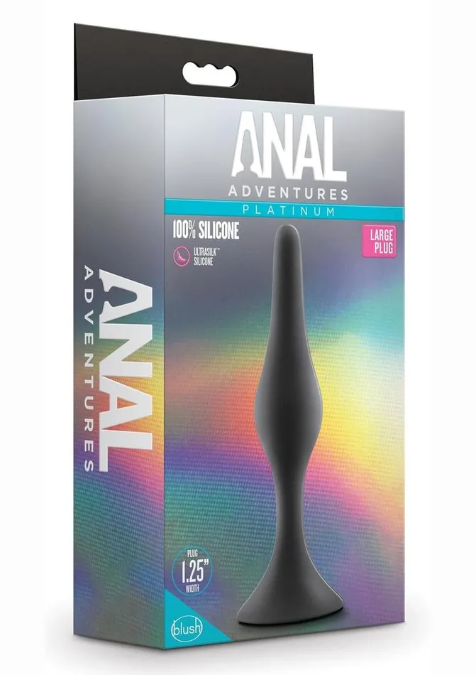 Anal Adventures Anal Adventures Platinum Silicone Beginner Plug Male Sex Toys