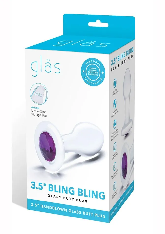 Anal Glas Glas Jewel Anal Plug