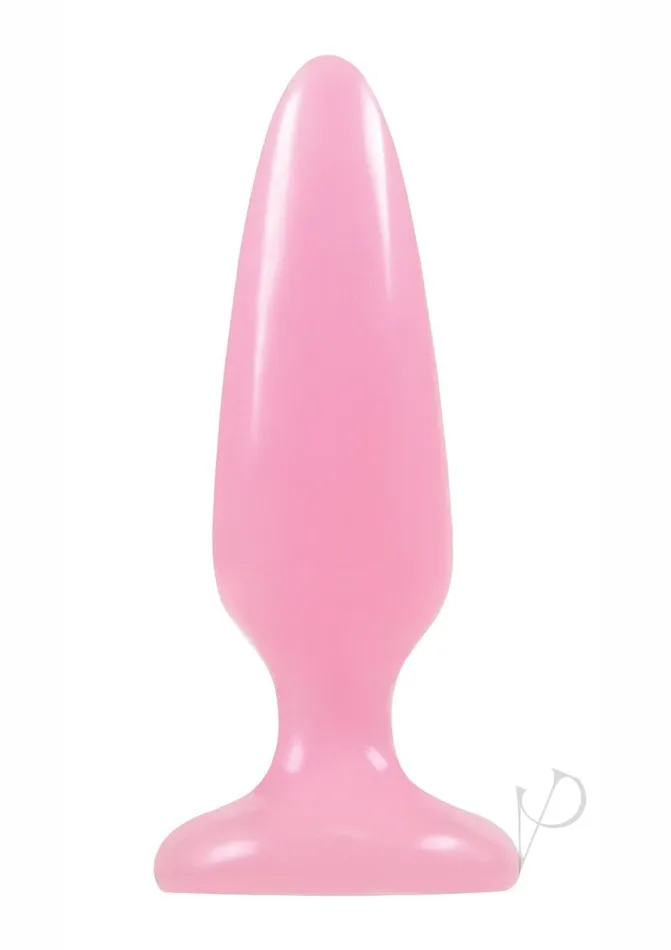 Anal NS Novelties Firefly Pleasure Plug Butt Plug Glow In The Dark Pink