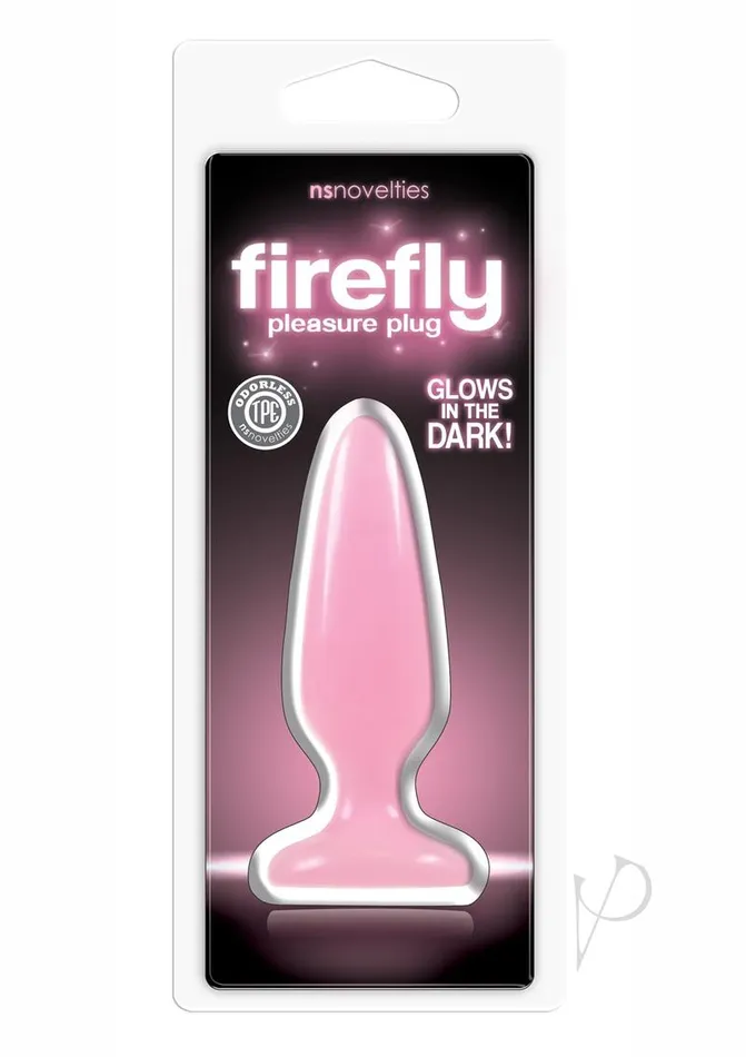 Anal NS Novelties Firefly Pleasure Plug Butt Plug Glow In The Dark Pink Anal NS Novelties Firefly Pleasure Plug Butt Plug Glow In The Dark Pink