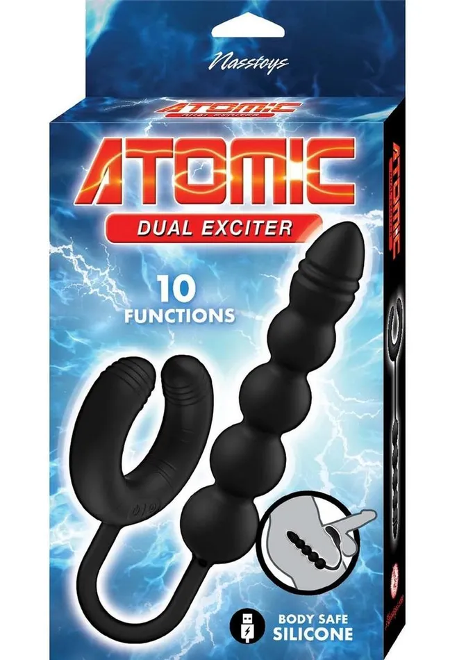 Atomic Dual Exciter Silicone Rechargeable Anal Stimulator Nasstoys Female Sex Toys Atomic Dual Exciter Silicone Rechargeable Anal Stimulator Nasstoys Female Sex Toys