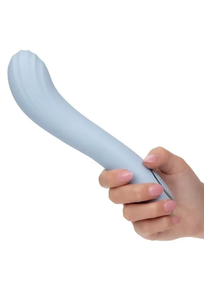 Azure Collection Female Sex Toys Azure Collection Contoured G Rechargeable Silicone Vibrator