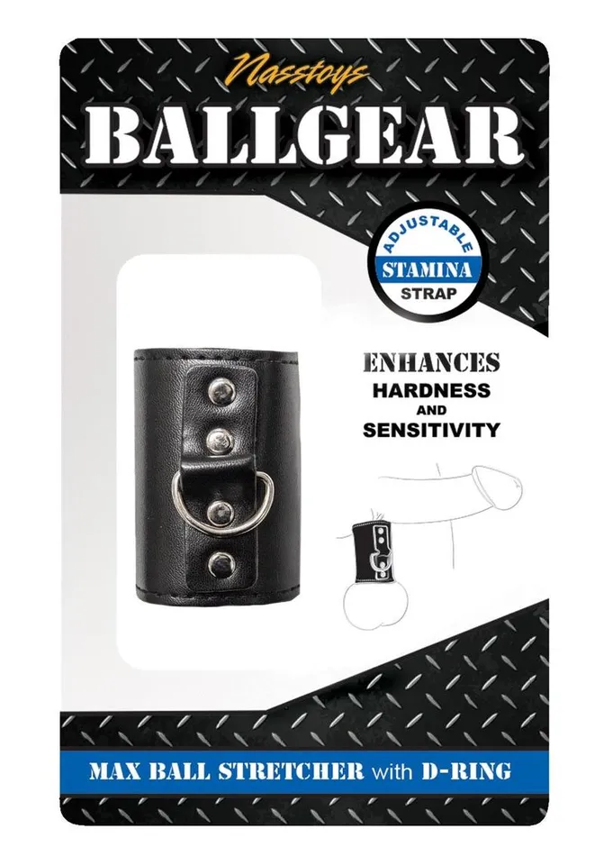 Ballgear Iron Max Ball Stretcher with DRing Ballgear Male Sex Toys
