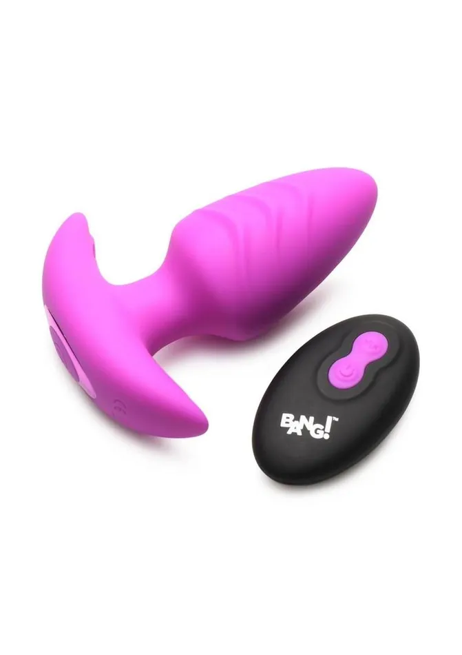 Bang Rotating Vibra Plug WRemote Prp BANG Anal