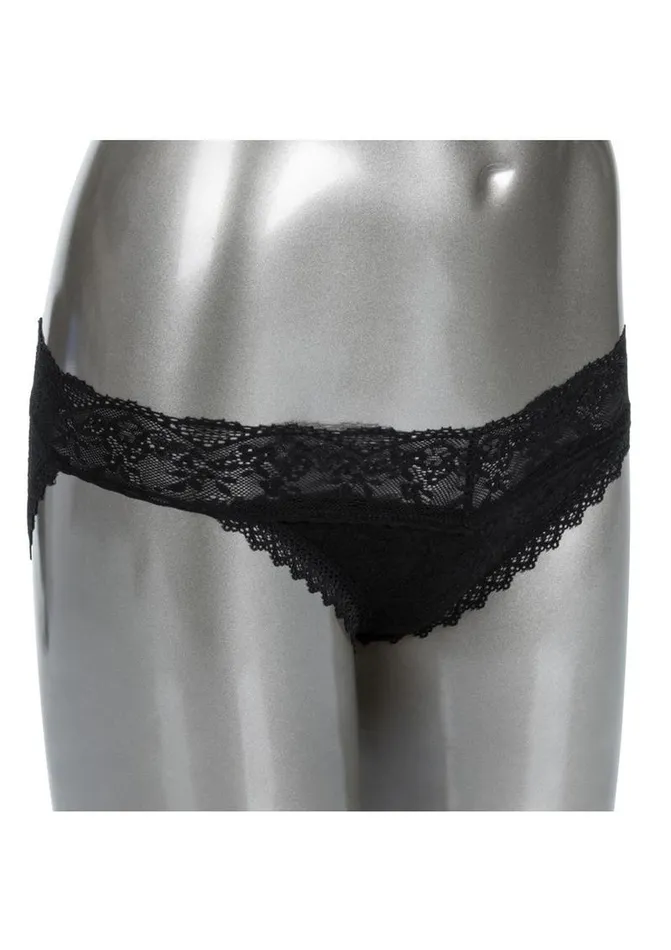 Calexotics Silicone Rechargeable Lace Panty Vibe with Remote Control 3 Pieces SM Remote Controlled Vibes Female Sex Toys