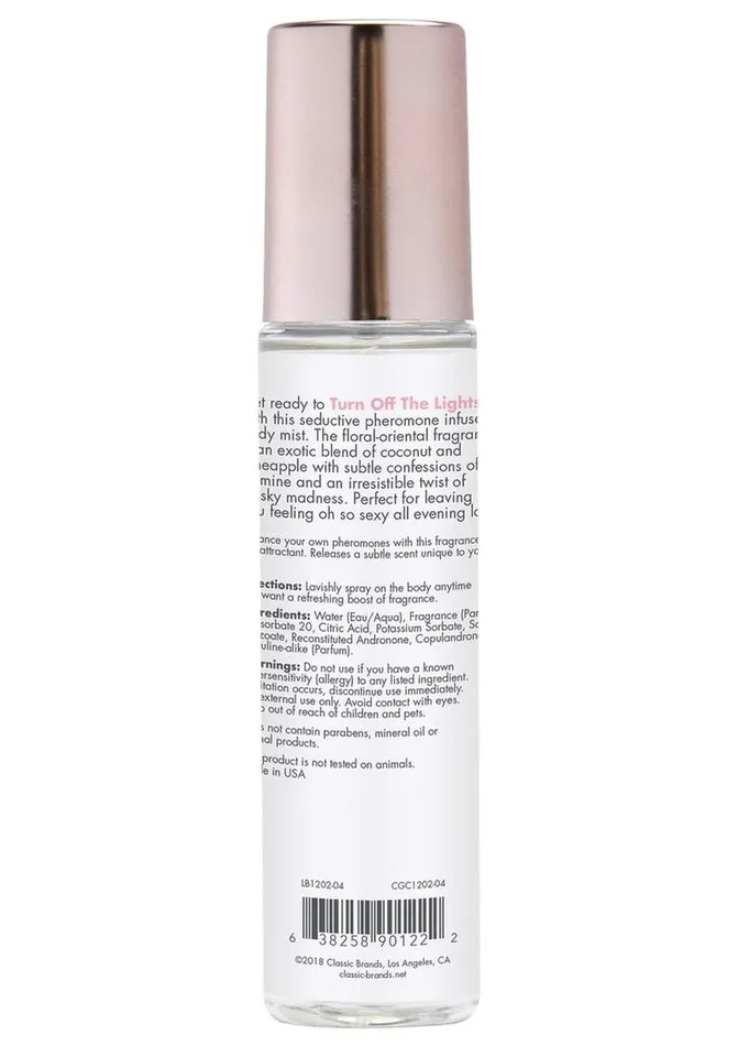 CG Pheromone Fragrance Mist Turn Off The Lights CGC Dildos