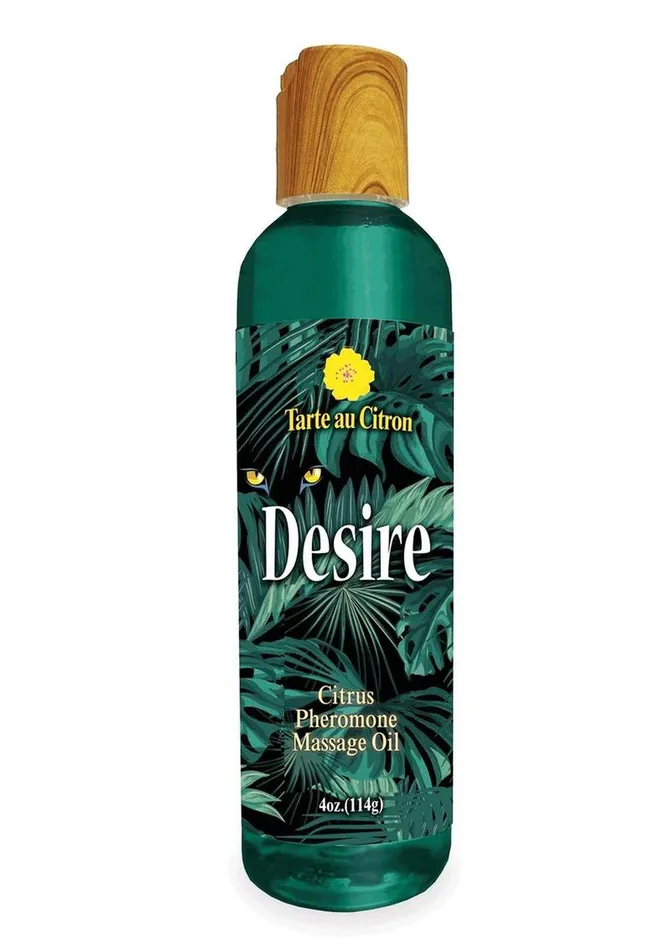 Couples Desire by Little Genie Desire Pheromone Massage Oil 4oz Citrus