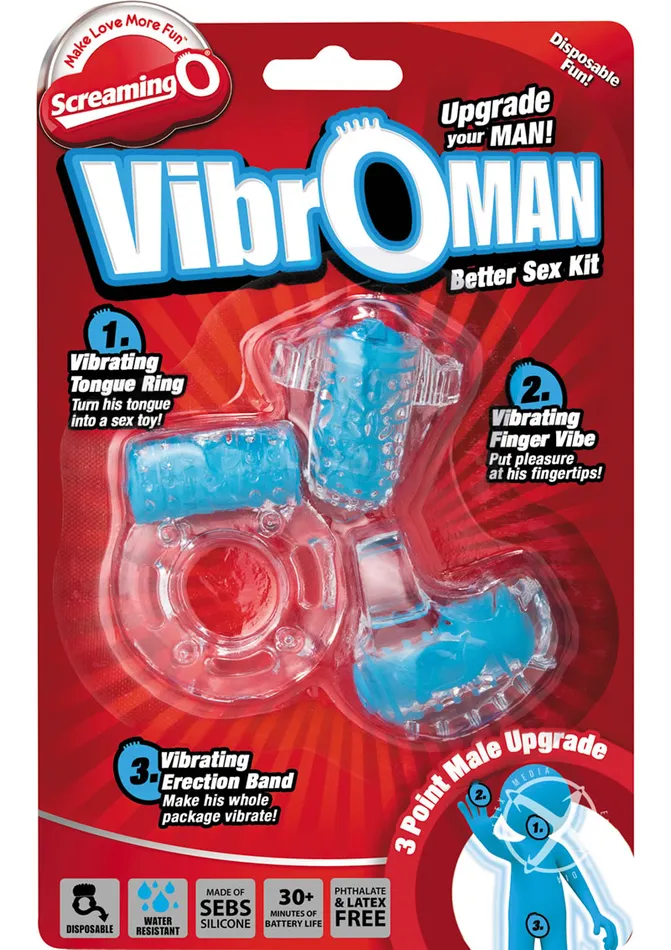 Couples Screaming O Vibroman Better Sex Kit