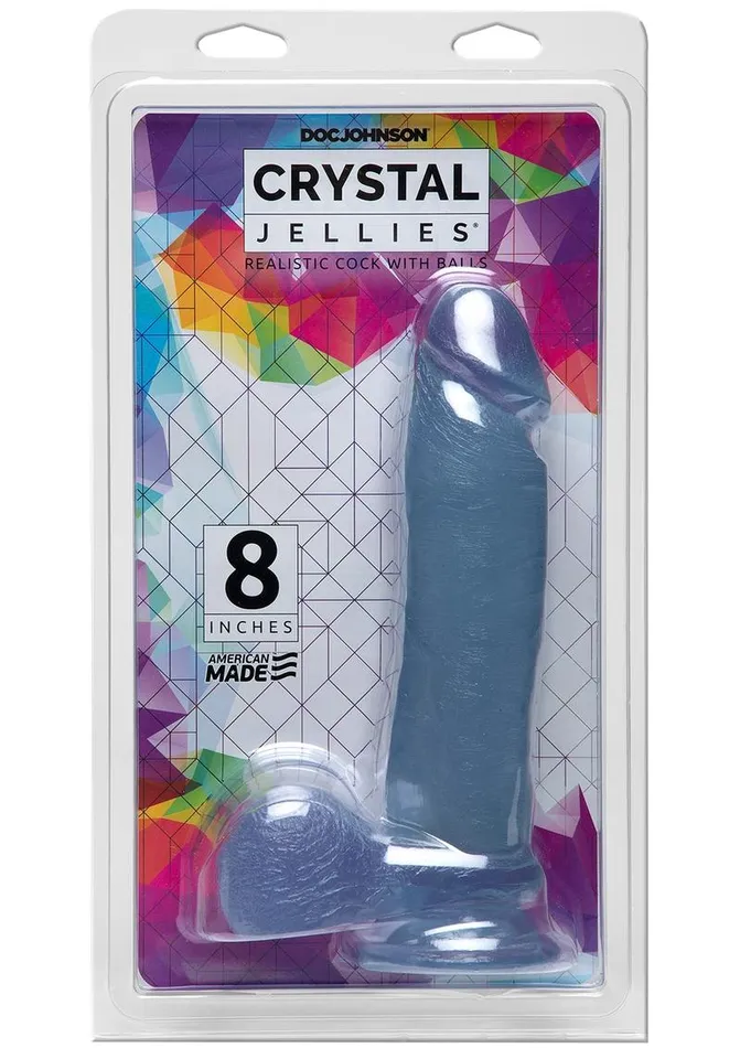 Crystal Jellies Dildo with Balls Crystal Jellies Female Sex Toys