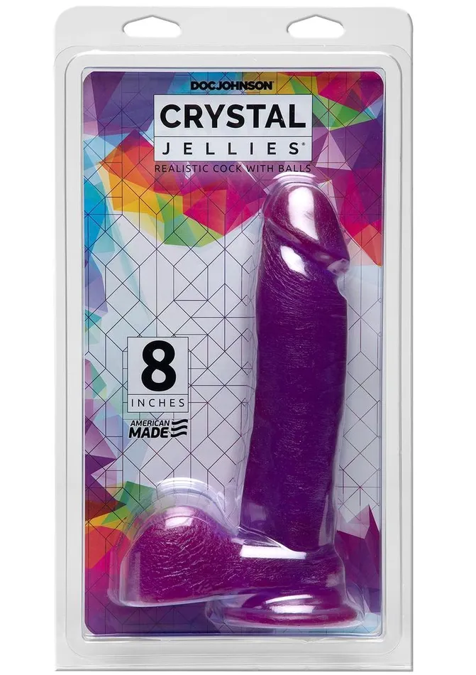 Crystal Jellies Dildo with Balls Crystal Jellies Female Sex Toys