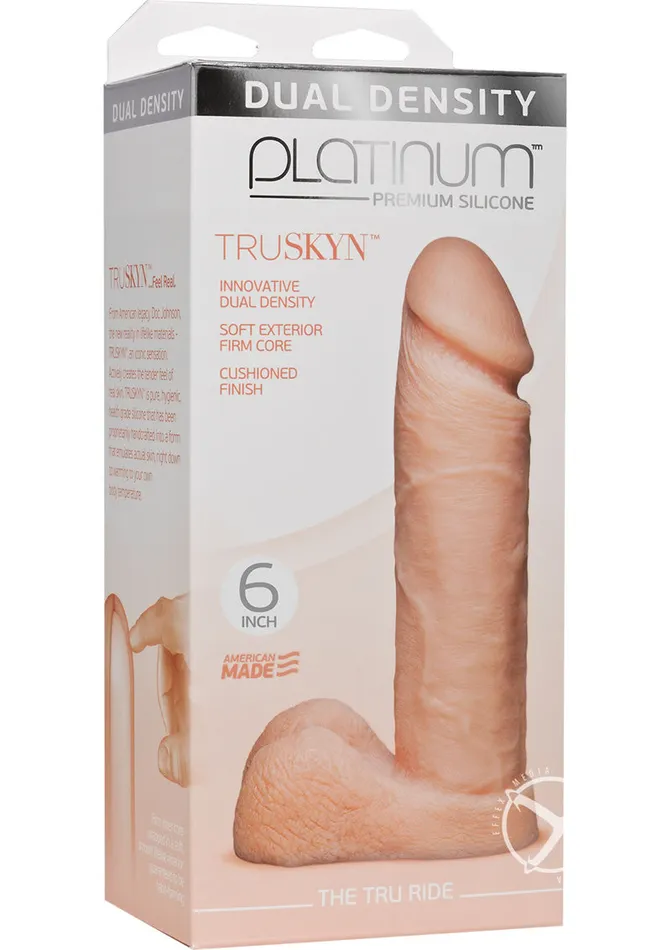 Dildos Platinum Premium Silicone The Tru Ride Dildo Platinum Premium Silicone