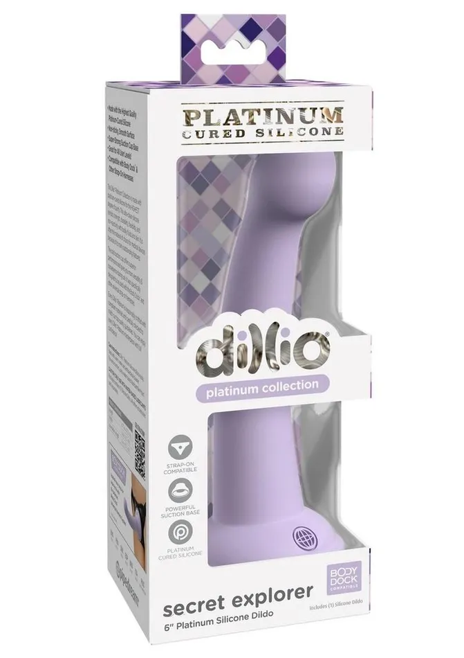Dillio Platinum Secret Explorer Silicone Dildo Dillio Dildos
