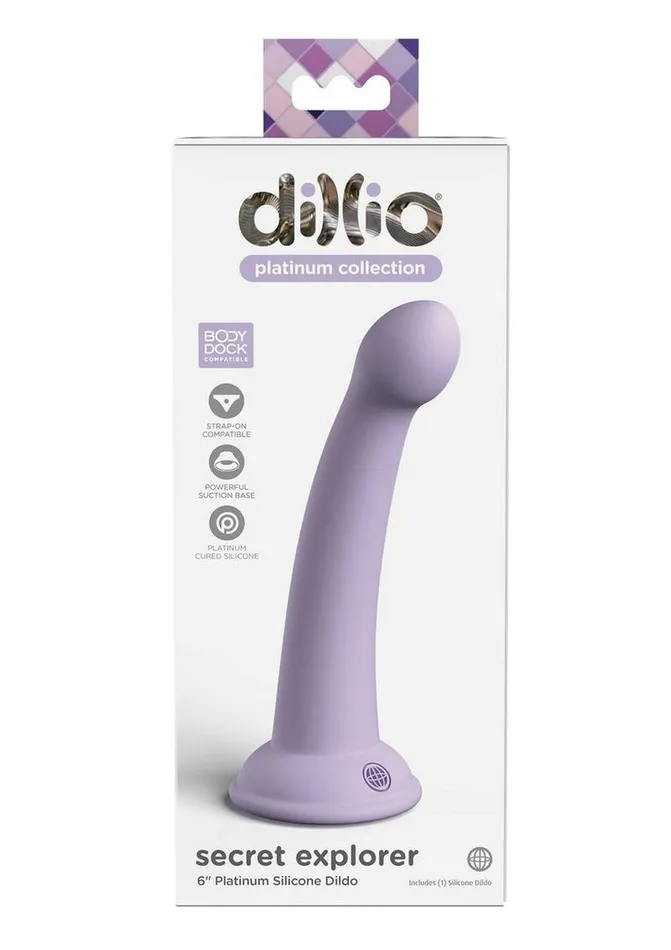 Dillio Platinum Secret Explorer Silicone Dildo Dillio Dildos