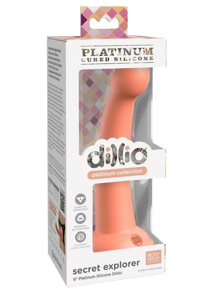 Dillio Platinum Secret Explorer Silicone Dildo Dillio Dildos