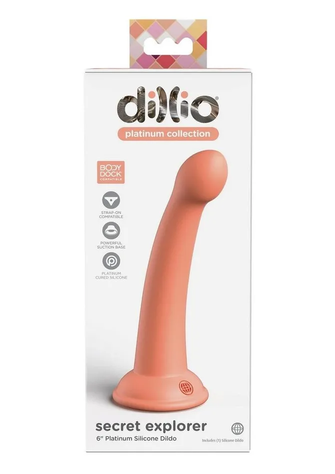 Dillio Platinum Secret Explorer Silicone Dildo Dillio Dildos