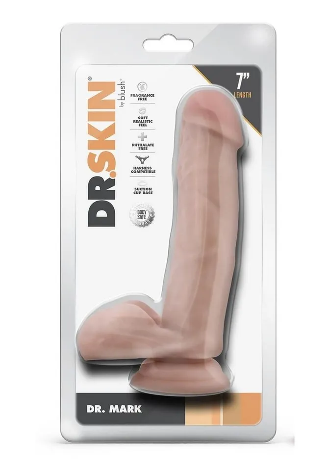 Dr Skin Dildos Dr Skin Mr Mark Dildo with Balls and Suction Cup