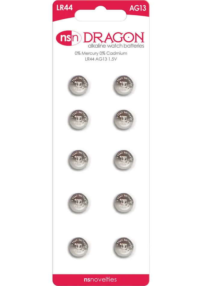 Dragon Batteries Vibrators Dragon Alkaline Watch Batteries Lr44Ag13 15 Volt