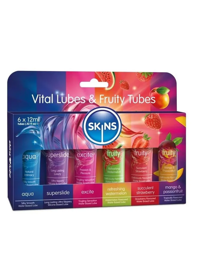 Enhancers Skins Skins Sampler Tubes 12ml 6 Per Pack VitalFruity