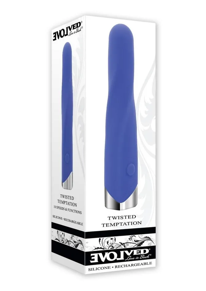 Evolved Female Sex Toys Twisted Temptation Rechargeable Silicone Vibrator
