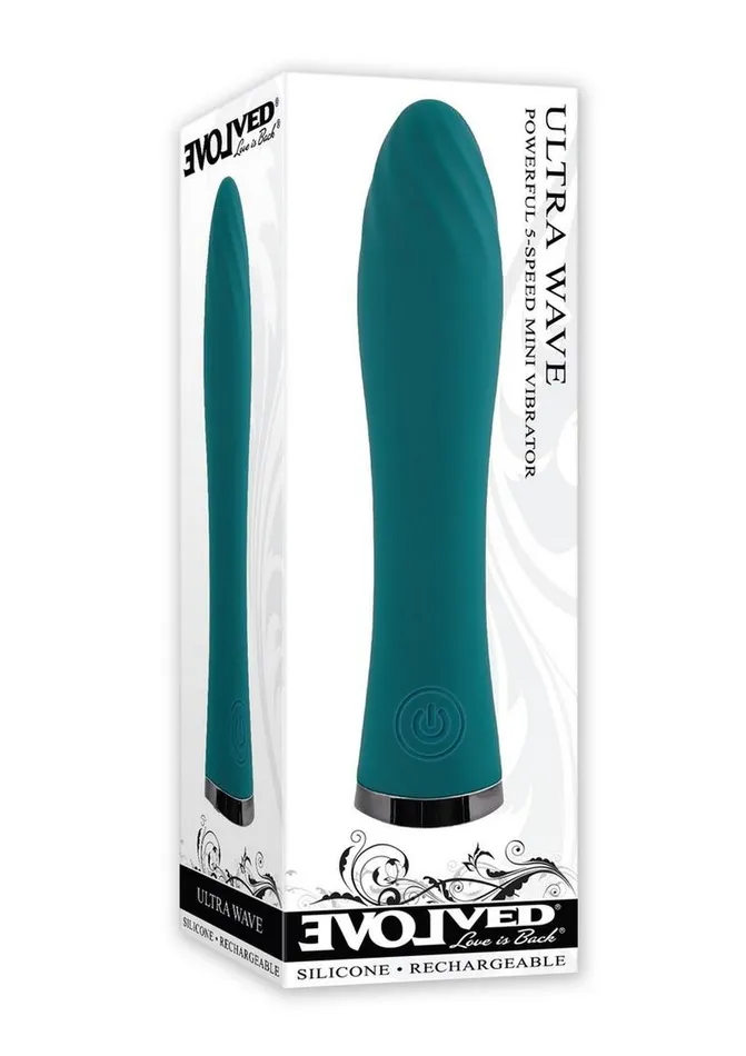 Evolved Ultra Wave Rechargeable Silicone Vibrator Female Sex Toys