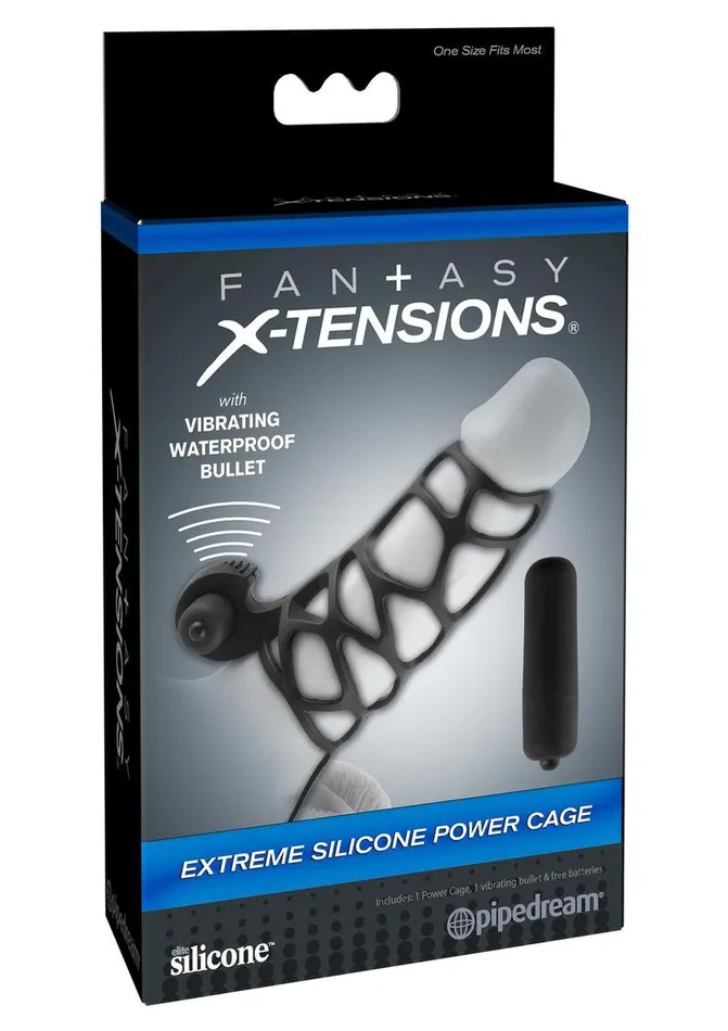 Fantasy XTensions Silicone Extreme Power Vibrating Cock Cage Fantasy XTensions Male Sex Toys Fantasy XTensions Silicone Extreme Power Vibrating Cock Cage Fantasy XTensions Male Sex Toys