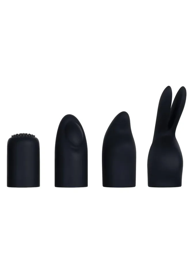 Female Sex Toys Evolved Tiny Treasures Silicone Rechargeable Vibrator with Multiple Attachments
