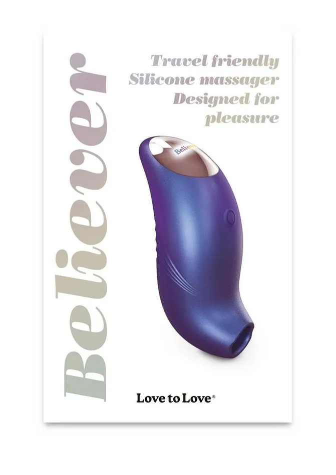Female Sex Toys Love to Love Love to Love Believer Rechargeable Silicone Clitoral Stimulator Iridescent Night Female Sex Toys Love to Love Love to Love Believer Rechargeable Silicone Clitoral Stimulator Iridescent Night