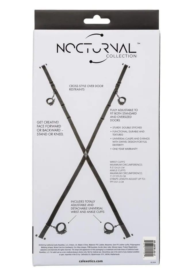 Female Sex Toys Nocturnal Nocturnal Collection Over The Door Cross