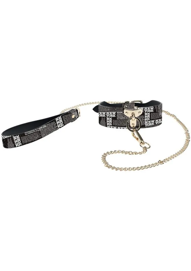 Female Sex Toys Ouch Ouch Ny Collection Collar with Leash