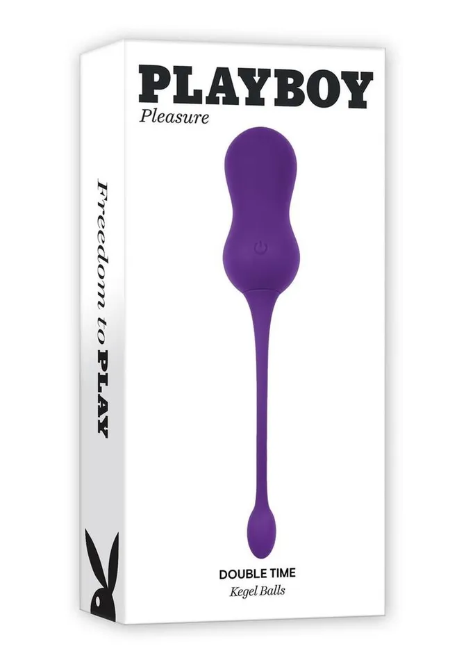 Female Sex Toys Playboy Playboy Double Time Rechargeable Silicone Vibrating Kegel Balls with Remote Control Female Sex Toys Playboy Playboy Double Time Rechargeable Silicone Vibrating Kegel Balls with Remote Control