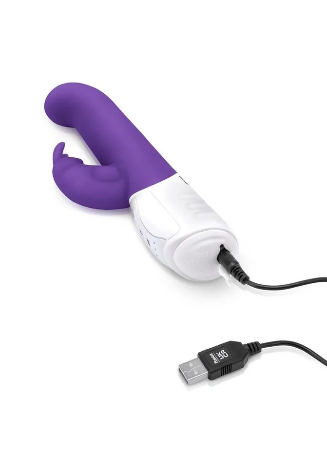 Female Sex Toys Rabbit Essentials Rabbit Essentials Silicone Rechargeable Come Hither GSpot Rabbit