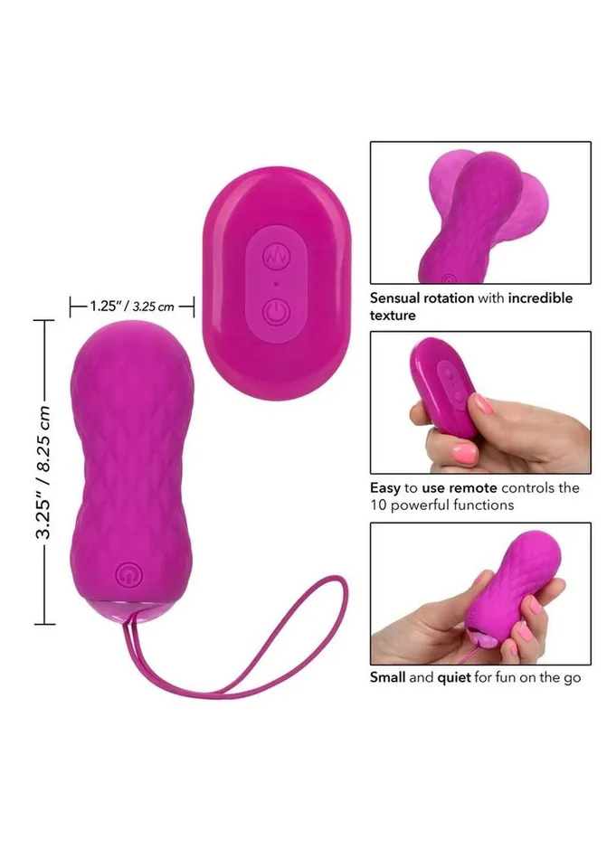 Female Sex Toys Slay Slay Spinme Silicone Rechargeable Rotating Vibrator with Remote Control