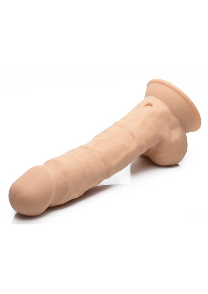 FleshStixxx Female Sex Toys Fleshstixxx Silicone Rechargeable Vibrating Dong with Balls FleshStixxx Female Sex Toys Fleshstixxx Silicone Rechargeable Vibrating Dong with Balls