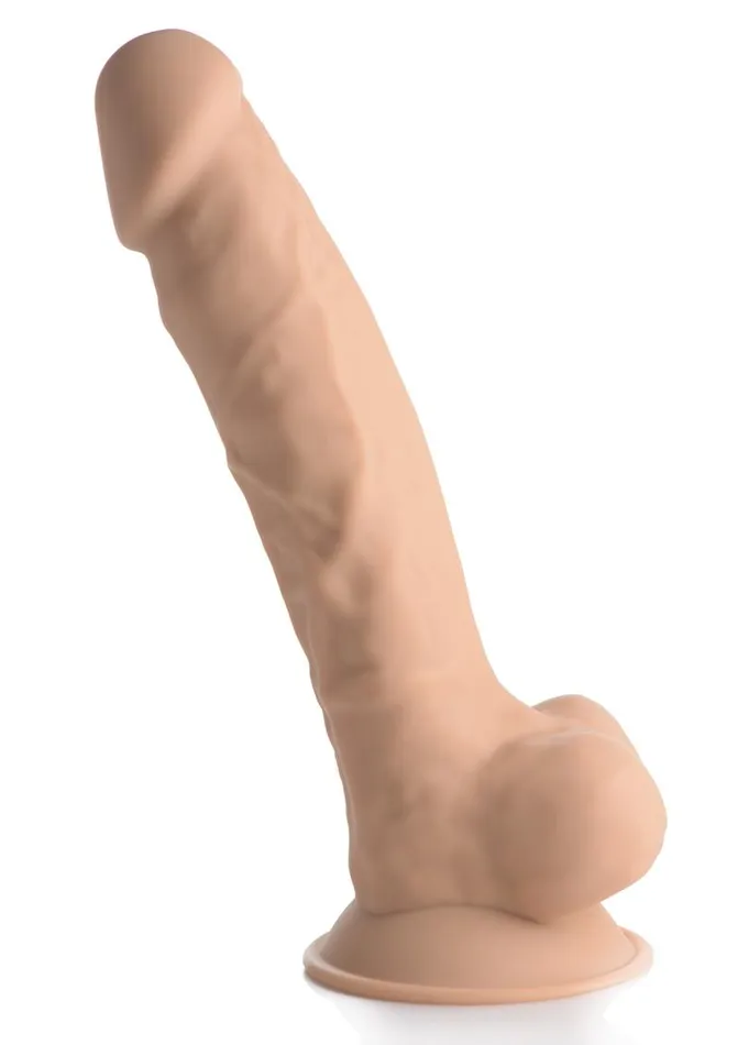 FleshStixxx Female Sex Toys Fleshstixxx Silicone Rechargeable Vibrating Dong with Balls