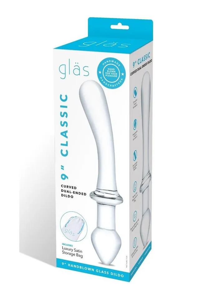 Glas Dildos Glas Classic Curved DualEnded Dildo