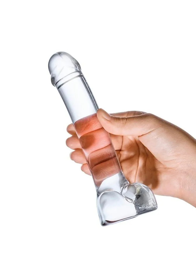 Glas Realistic Curved Glass GSpot Dildo Glas Dildos