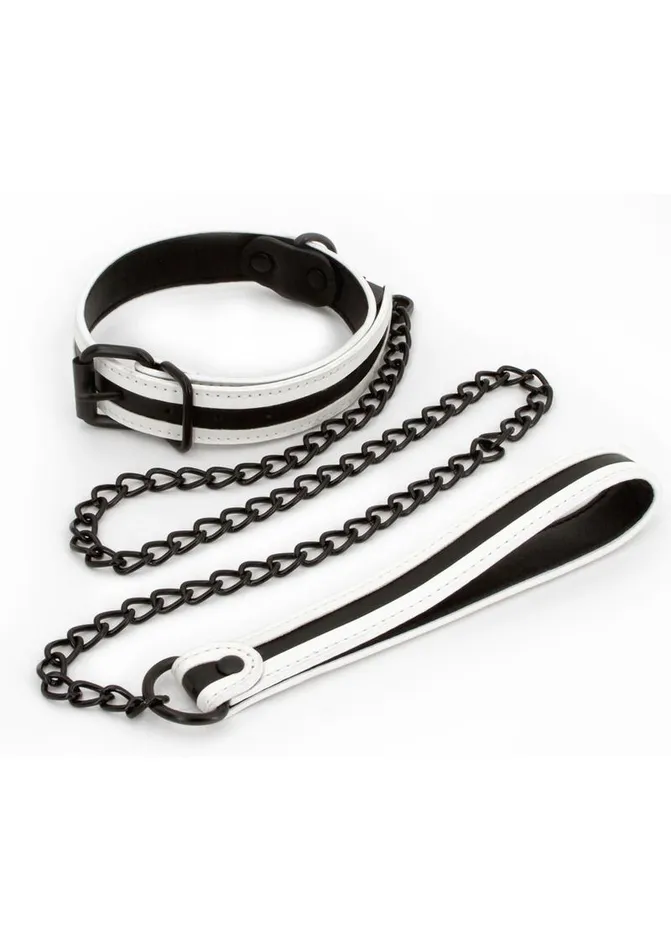 Glo Bondage Dildos Glo Bondage Glow In The Dark Collar and Leash