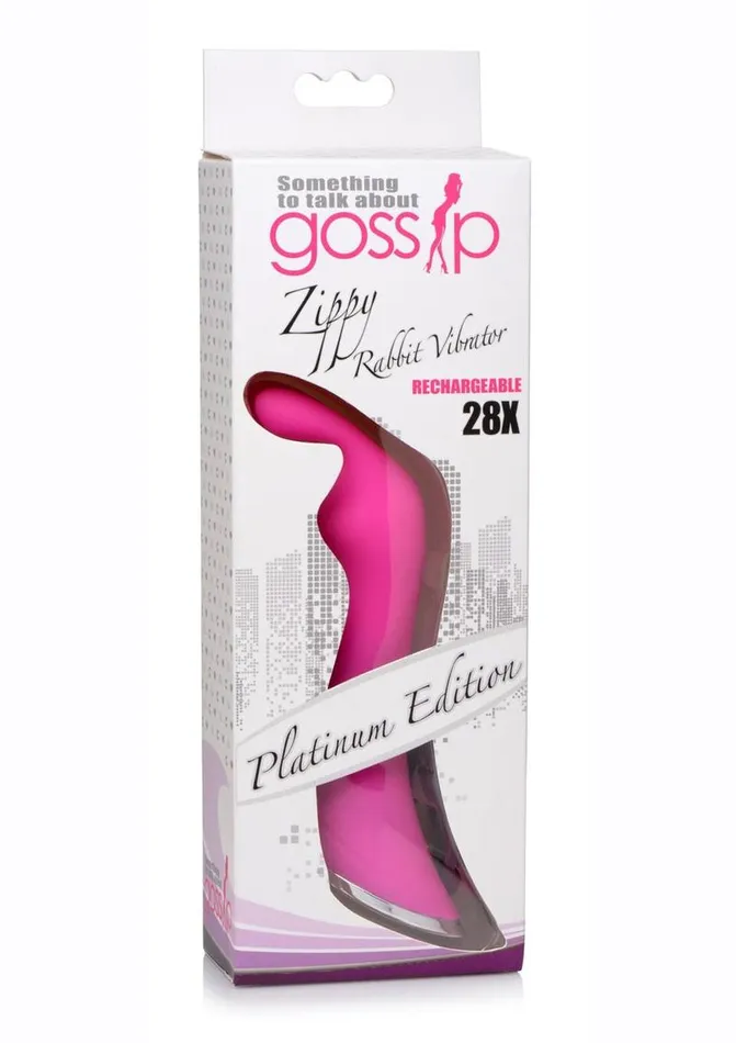 Gossip Zippy 28x Rechargeable Silicone Rabbit Vibrator Gossip Female Sex Toys Gossip Zippy 28x Rechargeable Silicone Rabbit Vibrator Gossip Female Sex Toys