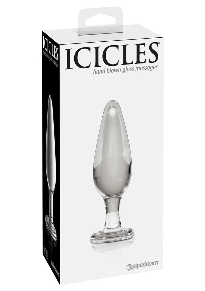 Icicles Icicles No 26 Glass Anal Plug Male Sex Toys